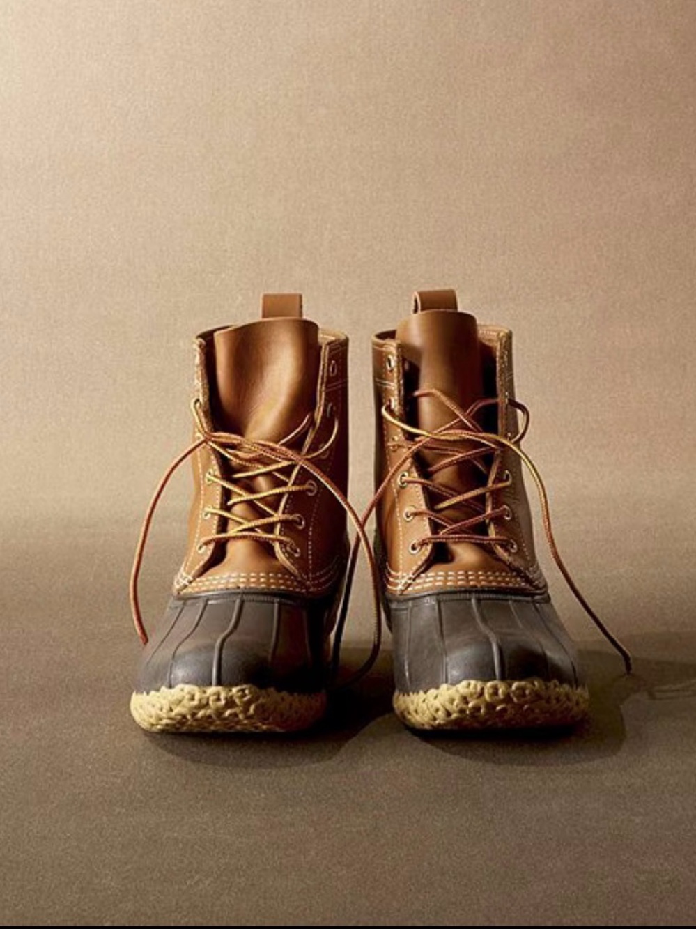LLBean Bean Boots Women’s Brown and Black Waterproof Duck Boot - Picture 2 of 14